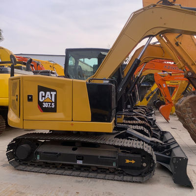 7210kg Μεγάλο μεταχειρισμένο CAT Excavator 2ο χέρι Υδραυλικό Crawler Excavator CAT307