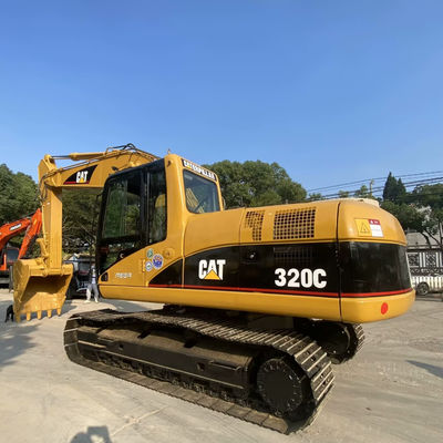 10T CAT320C Χρησιμοποιούμενα Μηχανήματα Κατασκευής 2ου Χεριού Γυροκόπημα Γλύπτης 110kW