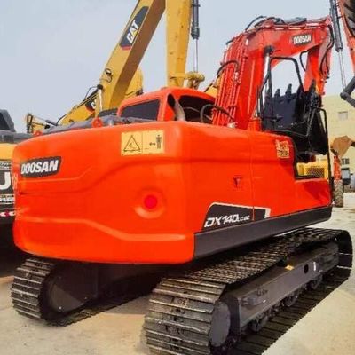Χρησιμοποιούμενο Doosan DH140 12 τόνων Excavator Crawler Old Earth Moving Machinery