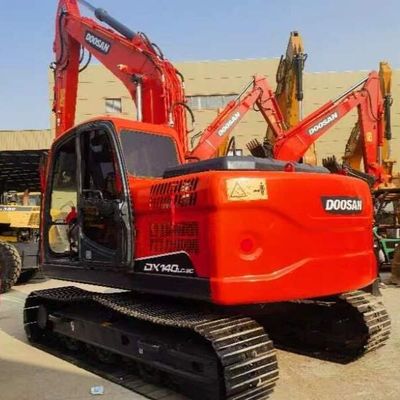 Χρησιμοποιούμενο Doosan DH140 12 τόνων Excavator Crawler Old Earth Moving Machinery