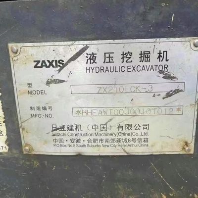 Μίνι υδραυλικός χρησιμοποιημένος σκάφτης HITACHI Zax210 για εργασίες κατεδάφισης