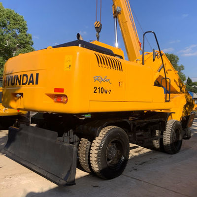 ΧΥΥΝΤΑΙ 210W-7 παλιά μηχανή εκσκαφής τροχών, χρησιμοποιημένο κατασκευαστικό εξοπλισμό 124KW για την εξόρυξη