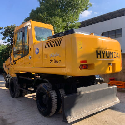 ΧΥΥΝΤΑΙ 210W-7 παλιά μηχανή εκσκαφής τροχών, χρησιμοποιημένο κατασκευαστικό εξοπλισμό 124KW για την εξόρυξη