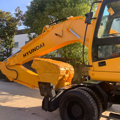 ΧΥΥΝΤΑΙ 210W-7 παλιά μηχανή εκσκαφής τροχών, χρησιμοποιημένο κατασκευαστικό εξοπλισμό 124KW για την εξόρυξη