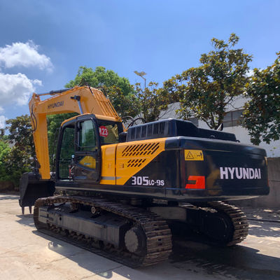 30200kg Χρησιμοποιούμενο υδράργυρο Hyundai HYUNDAI 305LC-9S 198KW Crawler Excavator Machine