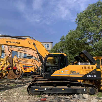 32200kg Χρησιμοποιούμενος υδραυλικός εξορυκτής Heavy Duty Hyundai 330LC-9S μεταχειρισμένος εξορυκτής