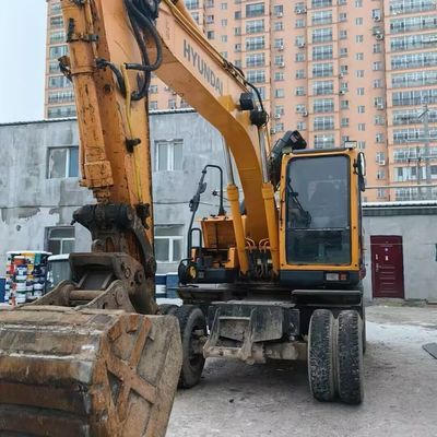 Χυουντάι 150w Χρησιμοποιούμενο εξοπλισμό εκσκαφής τροχών βαρύ φορτίο μεταχειρισμένο εξοπλισμό μεταφοράς γης