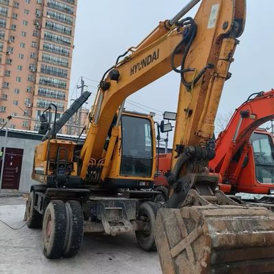 Χυουντάι 150w Χρησιμοποιούμενο εξοπλισμό εκσκαφής τροχών βαρύ φορτίο μεταχειρισμένο εξοπλισμό μεταφοράς γης