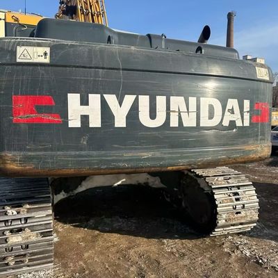 Κίτρινο Hyundai 305 Χρησιμοποιούμενος εξορυκτής ανασκαφής 198kw 1900rpm Δεύτερο χέρι κατασκευαστική μηχανή