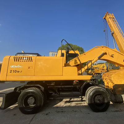 Χρησιμοποιούμενος υδραυλικός εκσκαφέας 210w-7 Μηχανήματα κατασκευής με αντισυρρικνωτικές ράγες