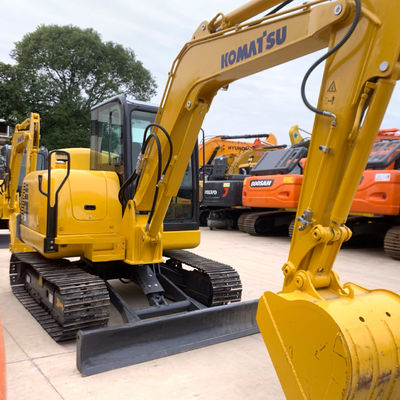 Κρόιλερ Χρησιμοποιείται Komatsu Excavator Pc56 2ο χέρι σκάφτες υψηλή λειτουργική απόδοση