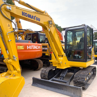 Κρόιλερ Χρησιμοποιείται Komatsu Excavator Pc56 2ο χέρι σκάφτες υψηλή λειτουργική απόδοση
