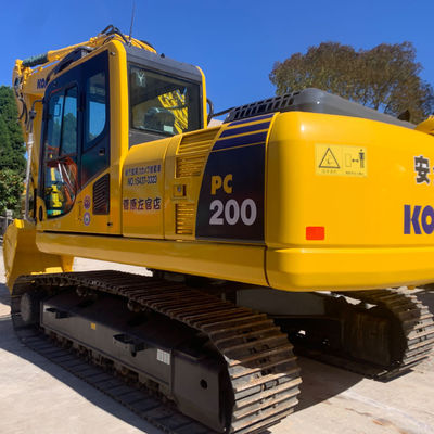 Χρησιμοποιούμενο Komatsu PC200 Backhoe Excavator μεταχειρισμένο κατασκευαστικό μηχάνημα