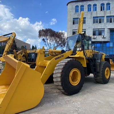 Χρησιμοποιούνται κατασκευαστικά έργα Komatsu WA470 φορτιστή 204kW ψύξη νερού φορτιστές 2ου χεριού