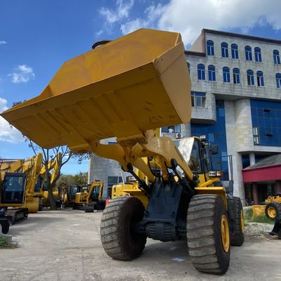 Χρησιμοποιούνται κατασκευαστικά έργα Komatsu WA470 φορτιστή 204kW ψύξη νερού φορτιστές 2ου χεριού