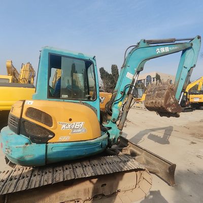 Κουμπότα 161 Χρησιμοποιούμενο Μίνι Εκσκαφέα 32.7kW Παλαιό Γη Μετακινούμενο Εξοπλισμό