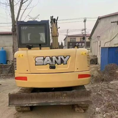 2200rpm Χρησιμοποιούμενη Mini Digeer SANY 75C μεταχειρισμένη μηχανή εκσκαφής 7280kg