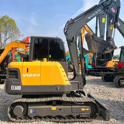 5790kg Χρησιμοποιούμενος εξορυκτής Volvo VOLVO EC60 Μηχανή μεταφοράς γης 0,3 κυβικά μέτρα Κουβάκι