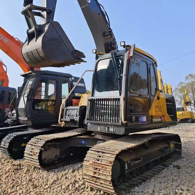 ΒΟΛΒΟ EC140 Χρησιμοποιημένος υδραυλικός εξορυκτής 77KW Παλαιός Volvo Crawler εξορυκτής υψηλής απόδοσης
