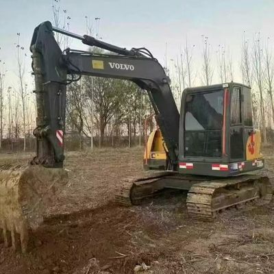 Βόλβο 80D Χρησιμοποιείται Μίνι Excavator Digger 42kw 2100rpm Για την κατασκευή δρόμων