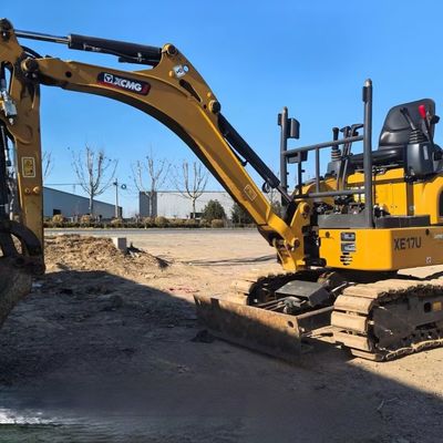XCMG XE17U Υδραυλική Μίνι Εκσκαφέας Δεύτερο Χέρι Για Ορυχεία Κατασκευή