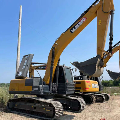 89KW Χρησιμοποιούμενος υδραυλικός εξορυκτής XCMG XE215 2ος χειρός βαρέος κατασκευαστικός εξοπλισμός