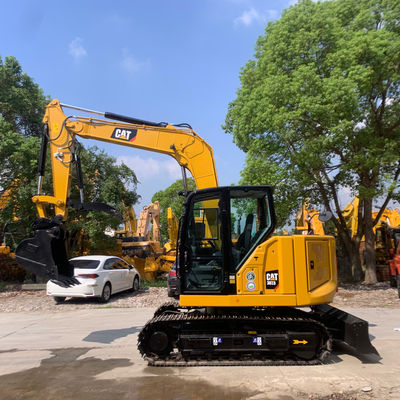 Χρησιμοποιούμενος εξορυκτής τύπου Crawler CAT307.5 Παλαιός εξορυκτής Caterpillar με κουβά με βαρέλι