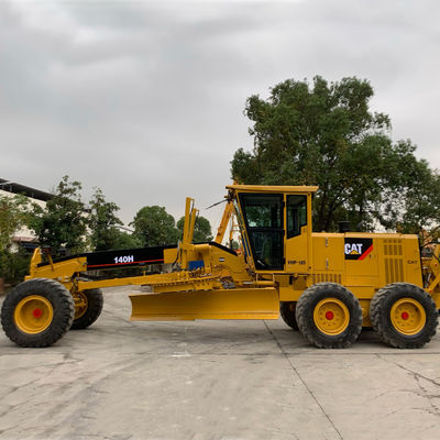 Χρησιμοποιούμενη κατασκευή Caterpillar Grader CAT 140H Motor Grader 250HP υψηλής απόδοσης