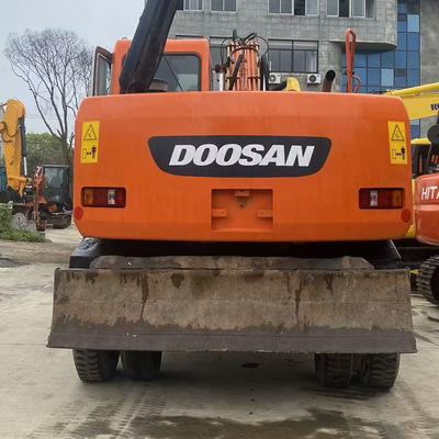 Αξιοπρεπής μηχανή χρησιμοποιείται DOOSAN Excavator Old Wheel Excavator 150w Για την οικοδόμηση της πόλης
